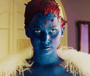 Jennifer Lawrence en Mystique dans X-Men : Days of Future Past