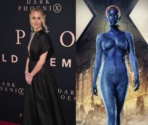 Jennifer Lawrence dans la vie VS en Mystique