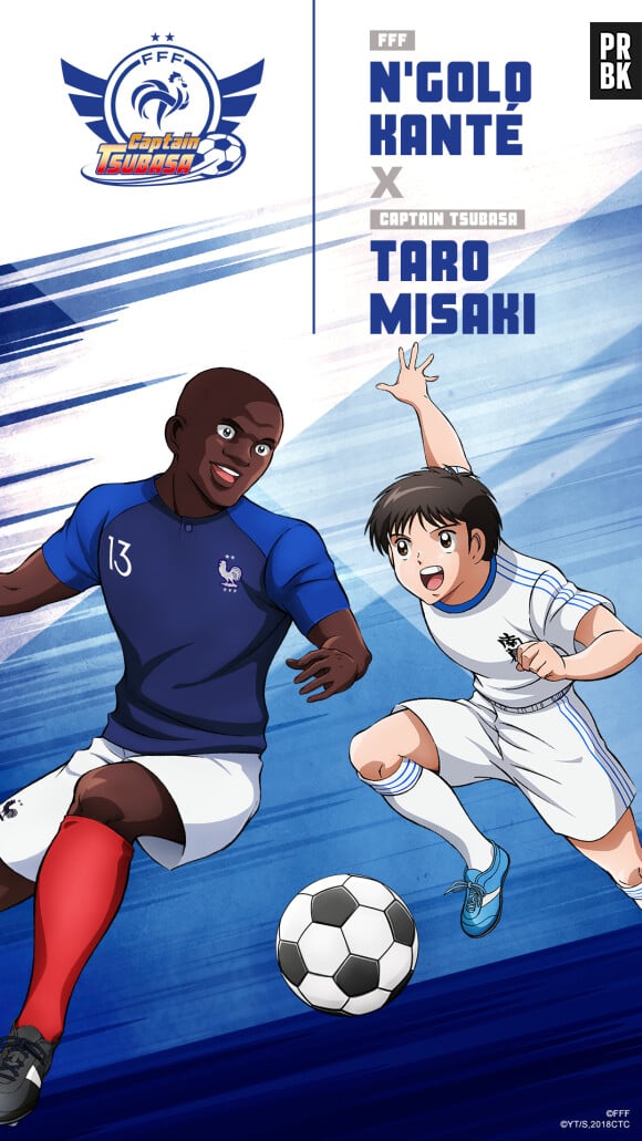 Captain Tsubasa s'associe à l'Equipe de France : N'Golo Kanté