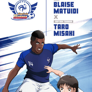 Captain Tsubasa s'associe à l'Equipe de France : Blaise Matuidi