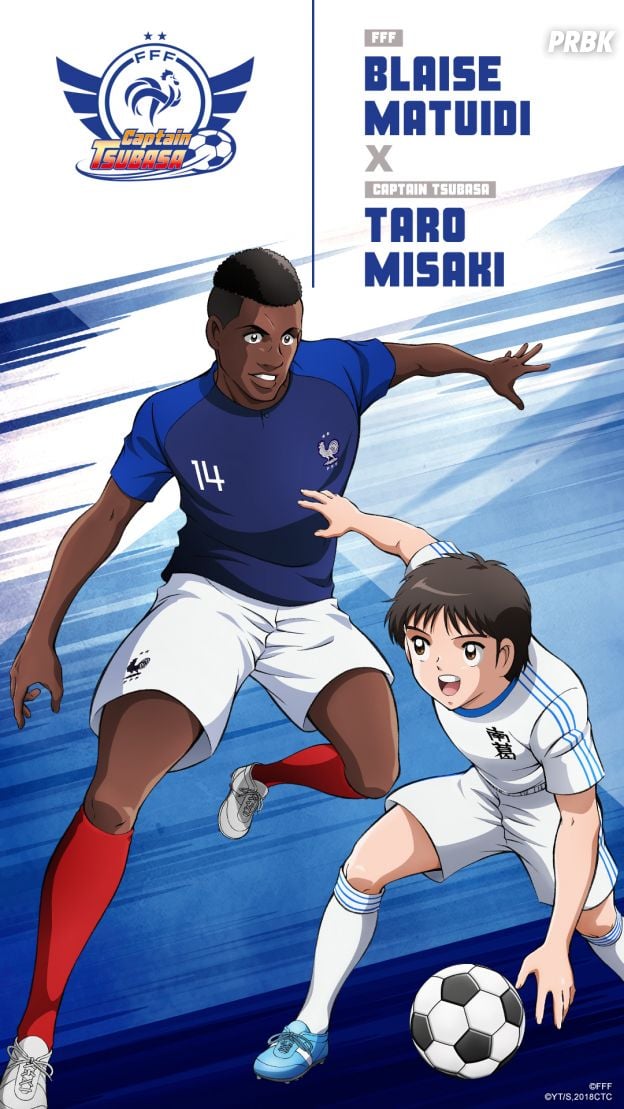 Captain Tsubasa s'associe à l'Equipe de France : Blaise Matuidi
