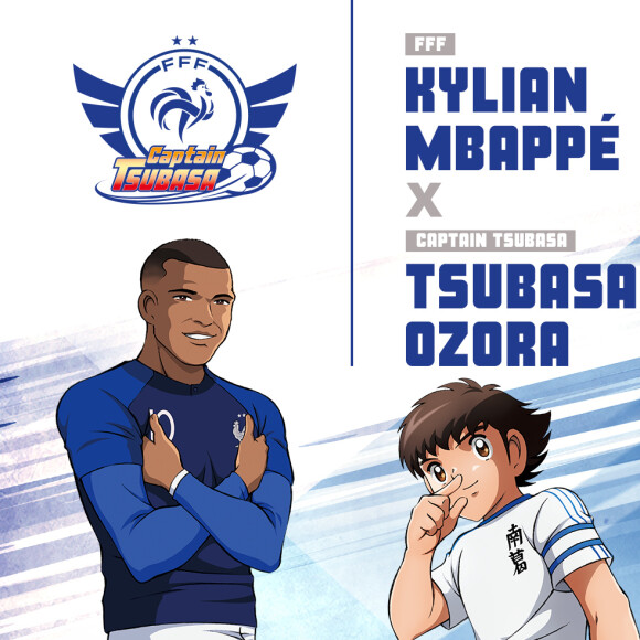 Captain Tsubasa s'associe à l'Equipe de France : Kylian Mbappé