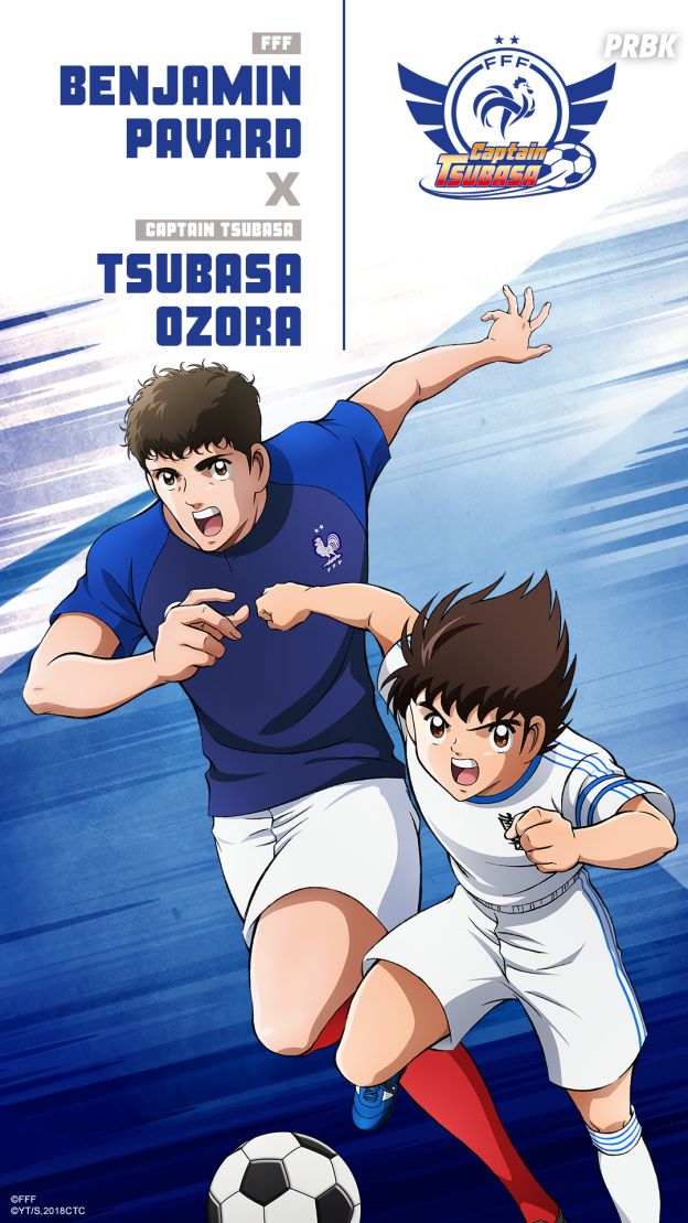 Captain Tsubasa s'associe à l'Equipe de France : Benjamin Pavard
