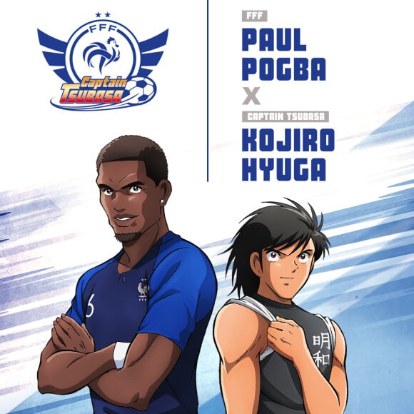 Captain Tsubasa s'associe à l'Equipe de France : Paul Pogba