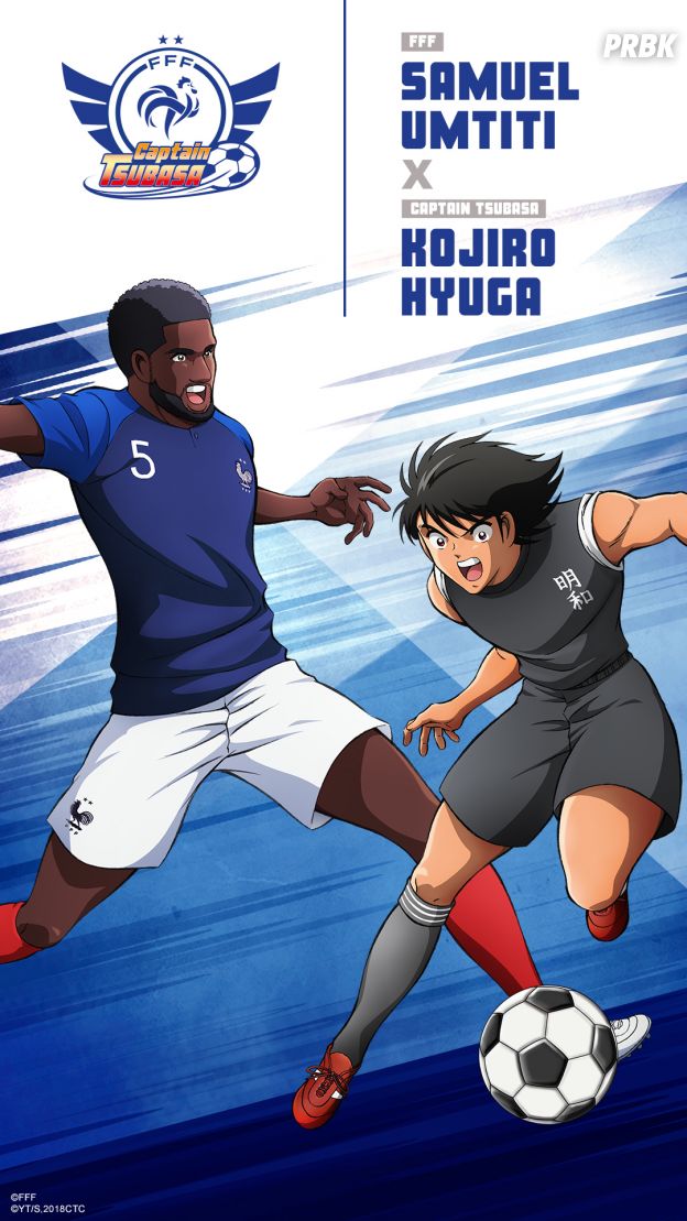 Captain Tsubasa s'associe à l'Equipe de France : Samuel Umtiti