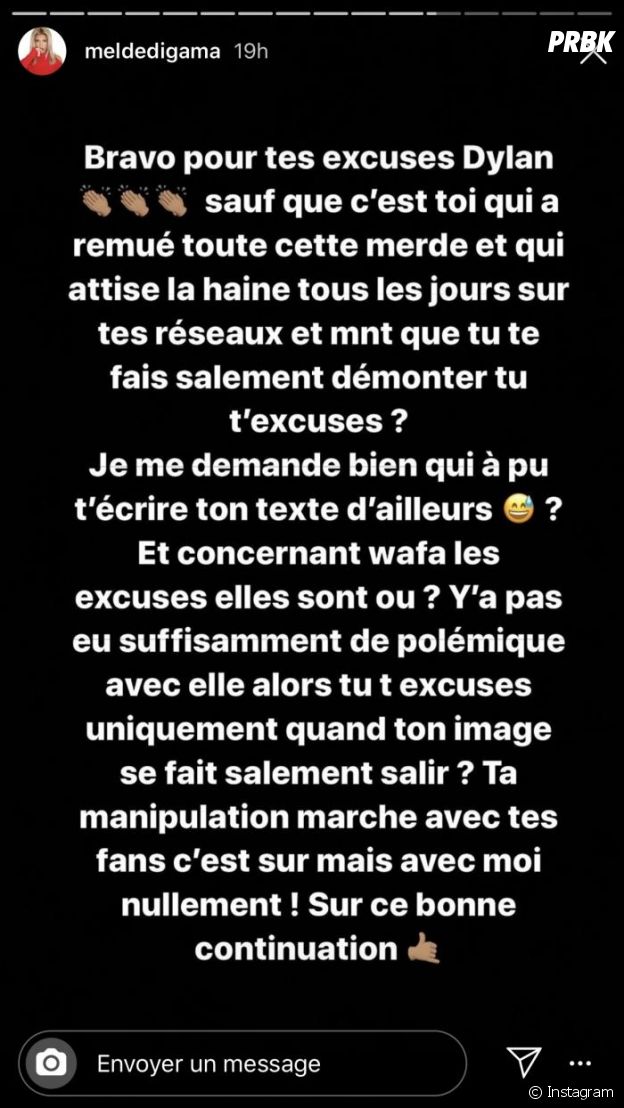 Mélanie Dedigama (La bataille des couples 2) tacle Dylan Thiry