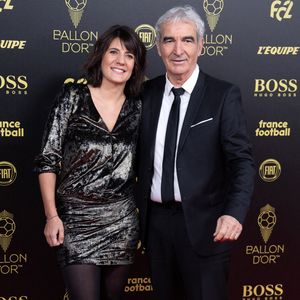 Estelle Denis et Raymond Domenech à la cérémonie du Ballon d'Or 2019