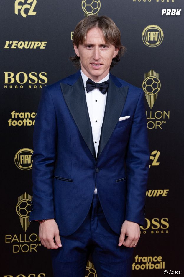Luka Modric à la cérémonie du Ballon d'Or 2019