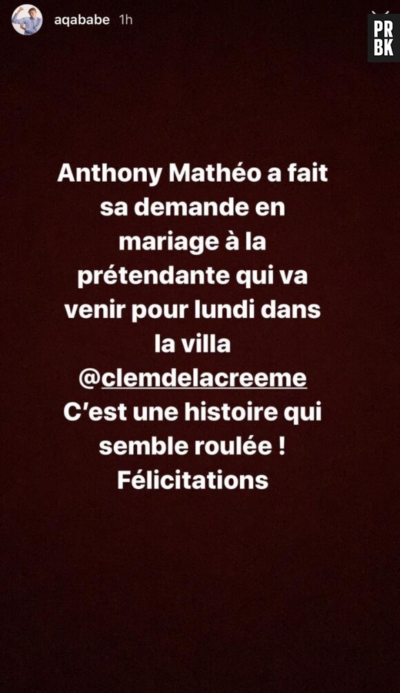 Anthony Matéo (La Villa des Coeurs Brisés 5) fiancé ?