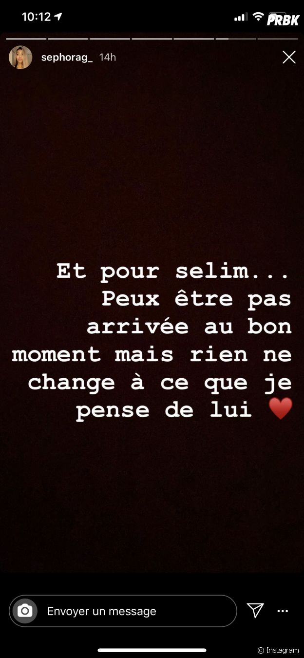 Sephora (Les Princes et les princesses de l'amour 3) confie pourquoi elle n'a pas choisi Selim
