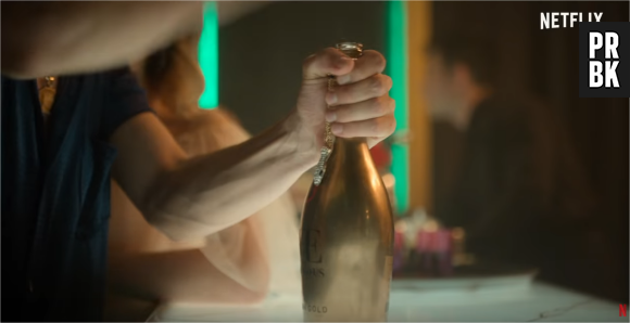 Elite saison 3 : une bouteille de champagne qui intrigue