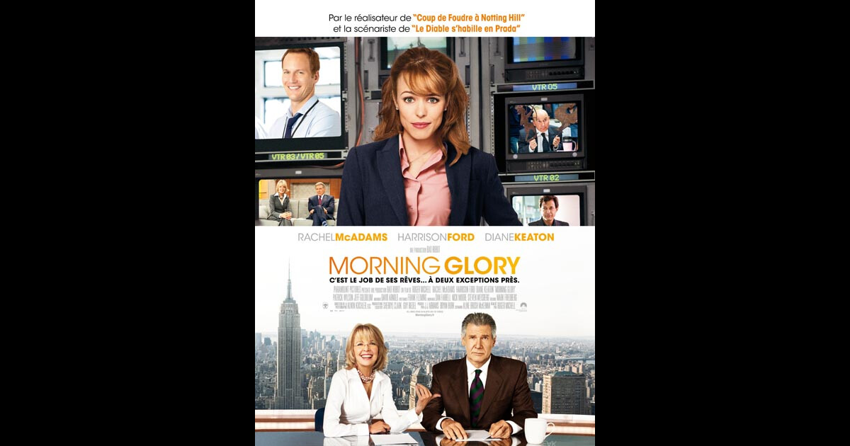 Harrison Ford, Rachel McAdams et Diane Keaton dans Morning Glory l