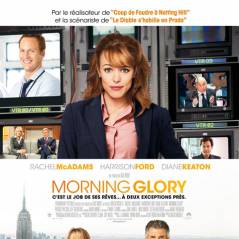 Harrison Ford, Rachel McAdams et Diane Keaton dans Morning Glory ... l'affiche française
