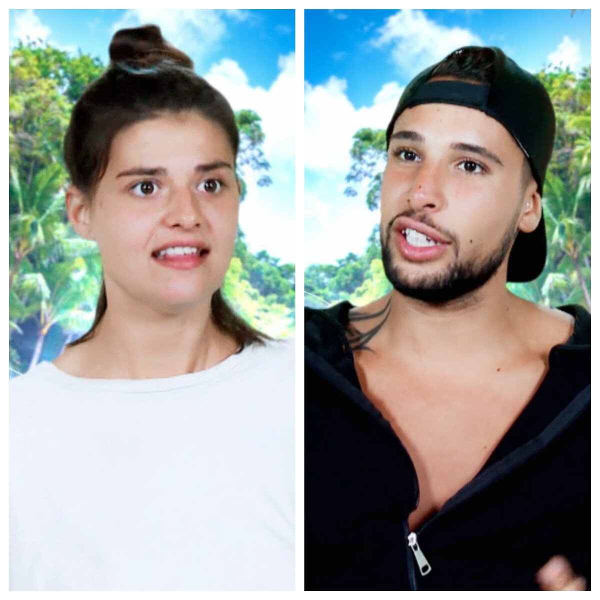 Chani (Les Anges 12) et Eddy, le clash : 