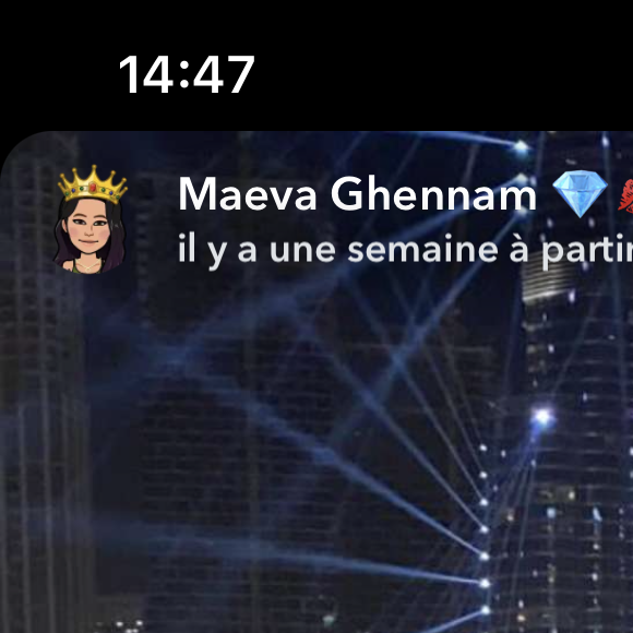 Maeva Ghennam et Manon Marsault au Nouvel An 2020