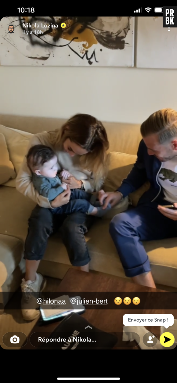 Julien Bert et Hilona de nouveau en couple ? Ils prennent la pose avec Zlatan, le fils de Nikola Lozina et Laura Lempika