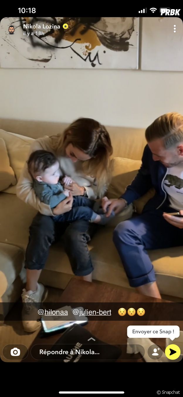 Julien Bert et Hilona de nouveau en couple ? Ils prennent la pose avec Zlatan, le fils de Nikola Lozina et Laura Lempika