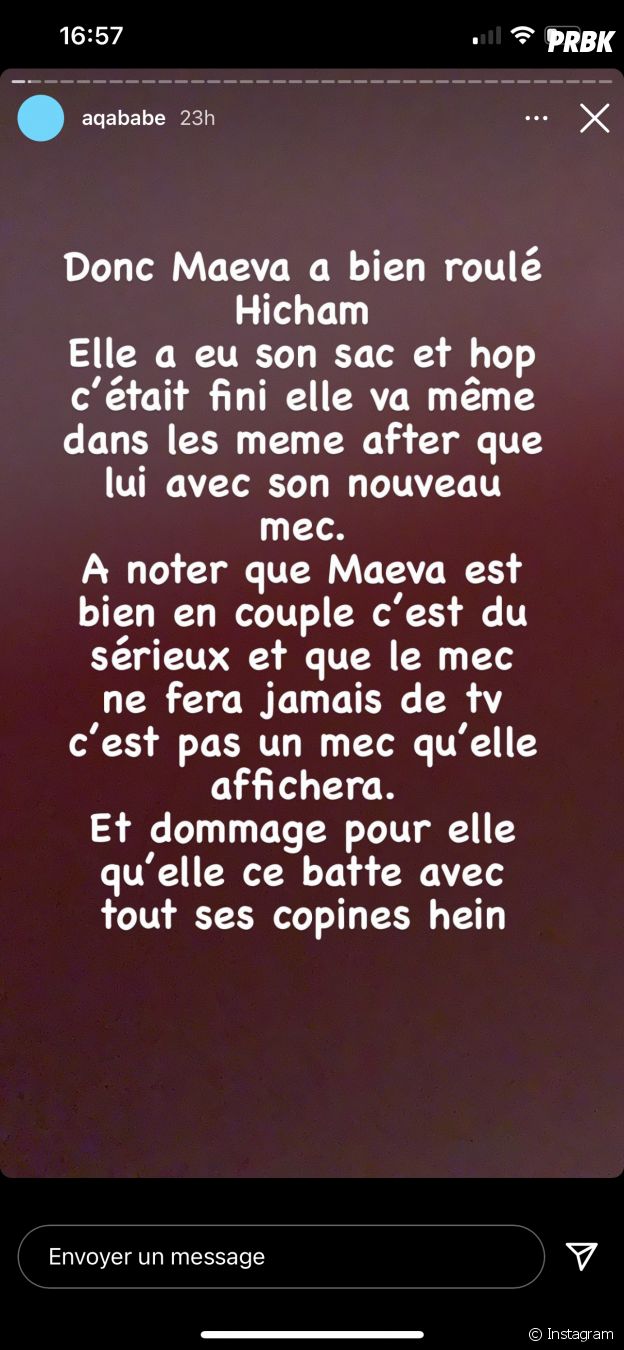 Maëva Ghennam en couple ? Aqababe balance