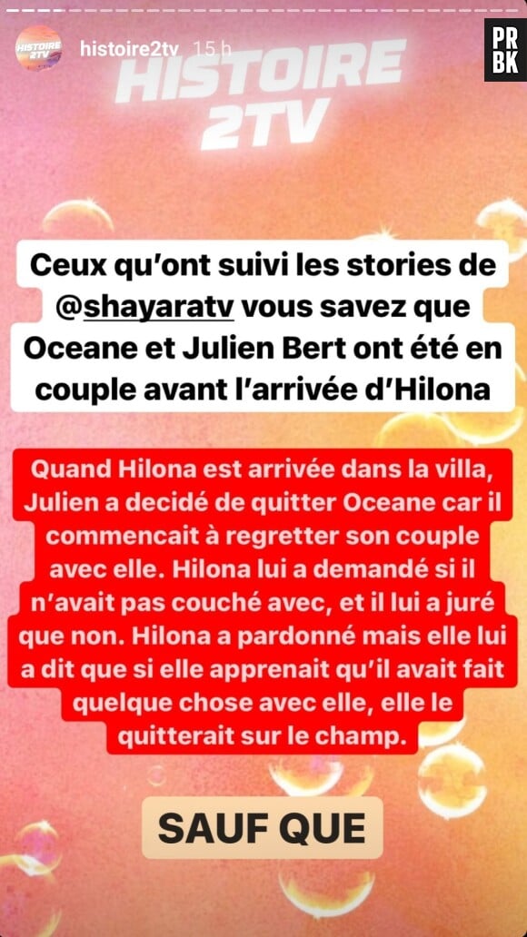 Julien Bert et Hilona séparés ? Il aurait couché avec Océane El Himer sans le dire à Hilona