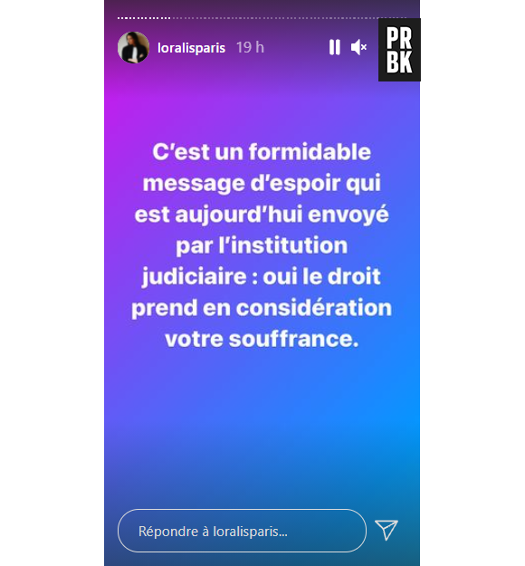 Marvel Fitness condamné pour harcèlement : Me Laure-Alice Bouvier, avocate de parties civiles s'exprime en story Instagram