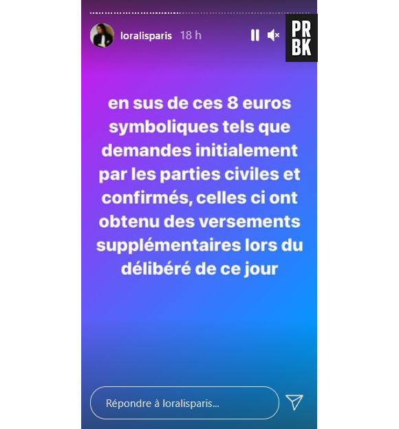Marvel Fitness condamné pour harcèlement : Me Laure-Alice Bouvier, avocate de parties civiles s'exprime en story Instagram