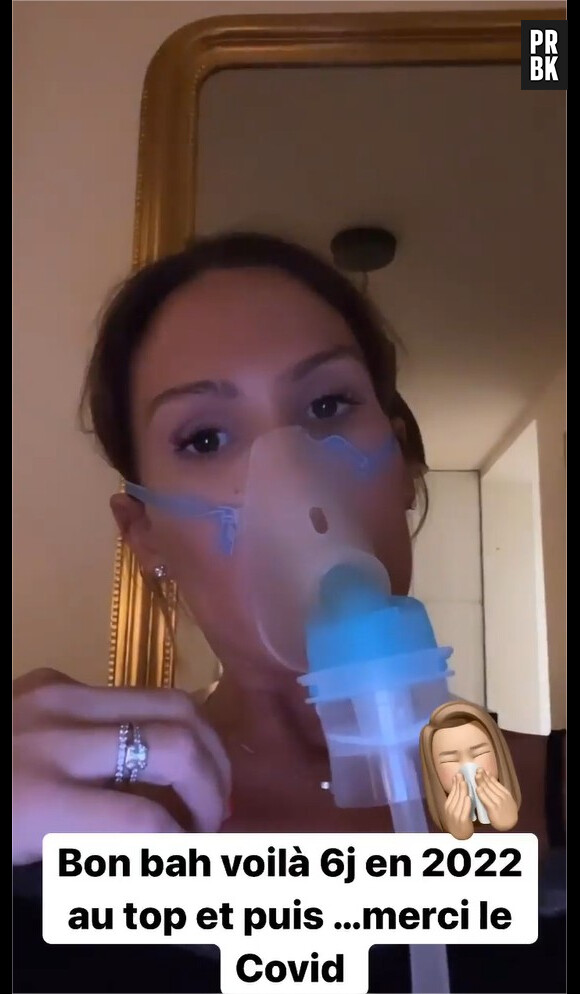 Vitaa se filme sous oxygène et dévoile être atteinte de la Covid-19 sur Instagram le 7 janvier 2022