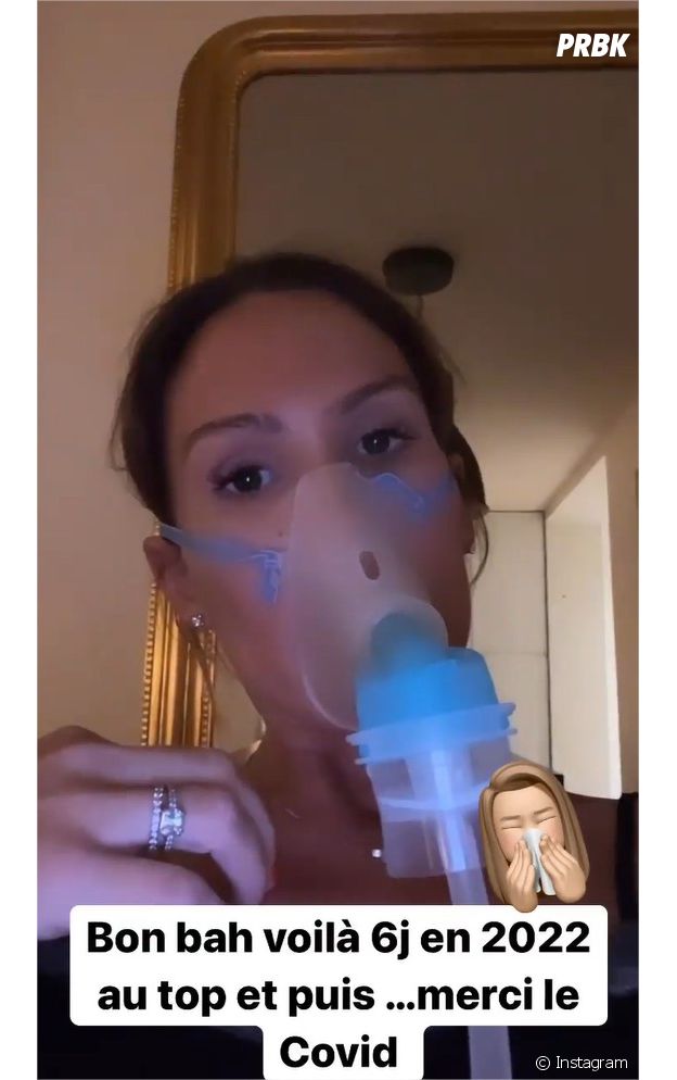 Vitaa se filme sous oxygène et dévoile être atteinte de la Covid-19 sur Instagram le 7 janvier 2022