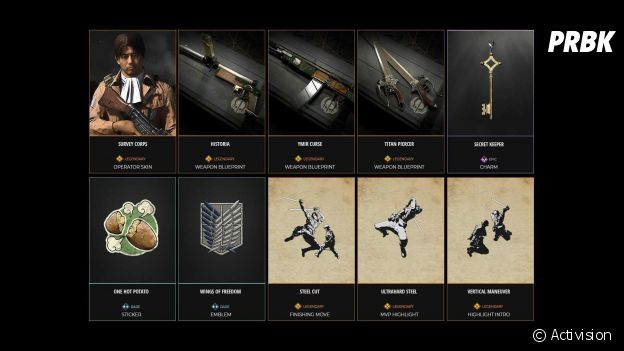 L'Attaque des Titans : un pack spécial intégré à Call of Duty : Vanguard et Warzone Pacific