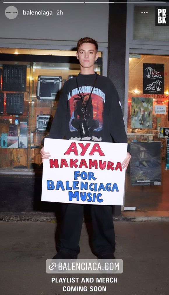 La première collaboration entre Aya Nakamura et Balenciaga a été anoncée.