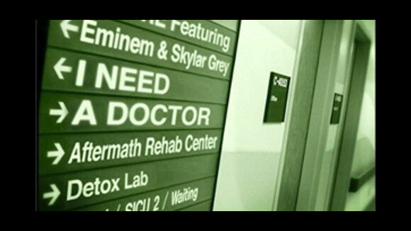 Eminem et Dr Dre ... la pochette du single I need a doctor 