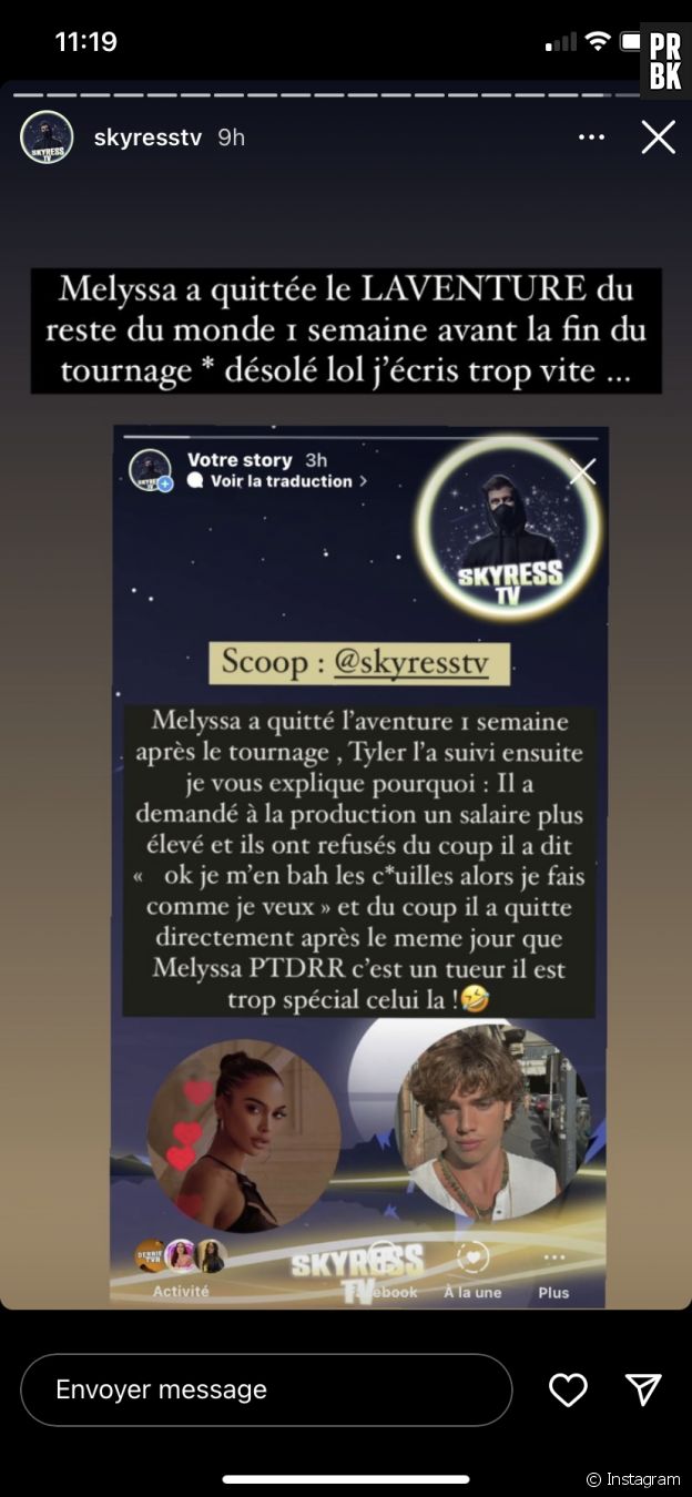 Taylor aurait quitté le RDM à cause de son salaire.