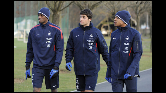 Equipe de France ... PHOTOS ... les bleus s'entraînent avant le Brésil demain