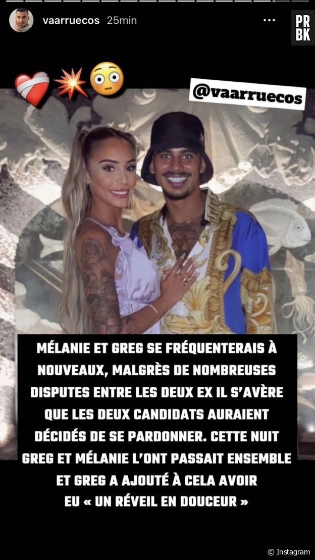 Selon Vaarruecos, Mélanie ORL et Greg Yega seraient de nouveau ensemble.