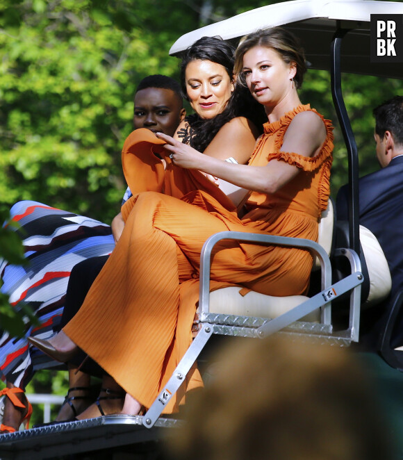 Emily VanCamp - Les célébrités arrivent à la journée FOX Upfront à Central Park à New York, le 14 mai 2018  FOX Upfront in Central Park - New York - 14th mai 2018 