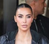 Kim Kardashian est allée voir ses enfants jouer au basketball à Los Angeles, le 17 février 2023.  Kim Kardashian rocks an all-black outfit resembling Trinity from Matrix while leaving Saint's basketball game at Mamba Academy in Los Angeles. 