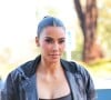 Kim Kardashian va voir ses enfants jouer au basketball à Los Angeles, le 17 février 2023.  Kim Kardashian rocks an all black outfit while attending Saint's basketball game at Mamba Academy in Los Angeles. 
