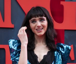 Natalia Dyer à la première de la saison 4 de la série Netflix "Stranger Things" à Madrid, le 18 mai 2022.  Premiere of season 4 of the Netflix series "Stranger Things" in Madrid. May 18th, 2022. 