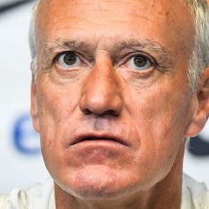 Didier Deschamps lors de la conférence de presse de l'équipe de France avant le match de qualification l'UEFA Euro 2024 au Stade de France à Saint-Denis près de Paris, France, le 23 mars 2023. © Matthieu Mirville/Zuma Press/Bestimage  Didier Deschamps of France during the press conference of the French team ahead the UEFA Euro 2024 European Qualifiers match in Stade de France on March 23, 2023 in Saint-Denis near Paris, France. 