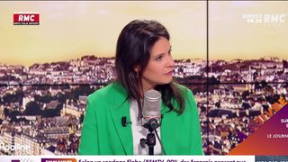 "Il faut que j'en parle à la direction..." : Apolline de Malherbe perturbée par un chroniqueur après un sketch sur Emmanuel Macron