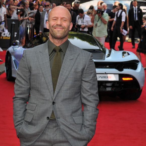 Jason Statham - Avant-première du film "Fast & Furious : Hobbs & Shaw" au cinéma Curzon Mayfair à Londres, le 23 juillet 2019. 