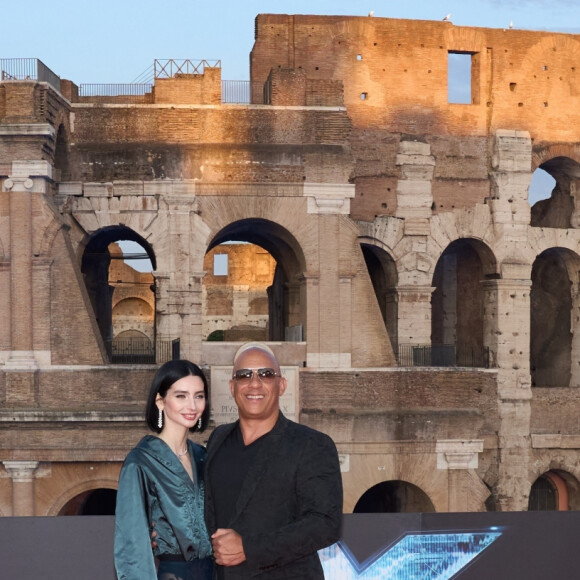 Vin Diesel - Meadow Walker à la première du film "Fast & Furious X" à Rome, le 12 mai 2023.