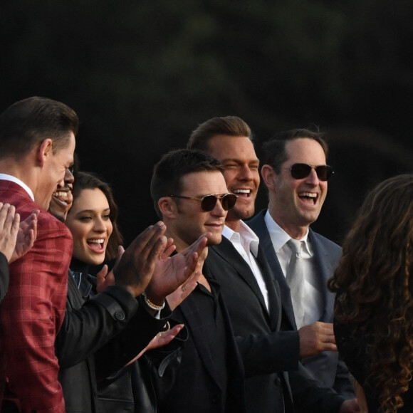 Vin Diesel, Helen Mirren, Charlize Theron, Michelle Rodriguez, Jason Statham, Brie Larson, Ludacris, - Les acteurs du film arrivent à la première du film "Fast & Furious X" à Rome, le 12 mai 2023.