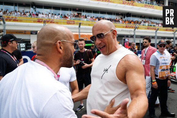 Vin Diesel - Les célébrités assistent sur le circuit Miami International Autodrome au Grand Prix de Formule 1 Crypto.com de Miami, Floride, Etats-Unis, le 7 mai 2023; © Motorsport Images/Panoramic/Bestimage
