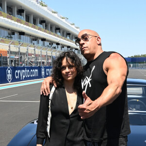 Vin Diesel and Michelle Rodriguez - People au Grand Prix de Formule 1 à Miami le 4 mai 2023.