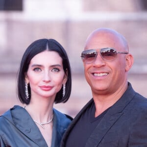 Vin Diesel et Meadow Rain Walker à la première du film "Fast & Furious X" à Rome, le 12 mai 2023.