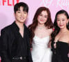 Minyeong Choi, Anna Cathcart, Gia Kim à la première de la série "XO Kitty" à Los Angeles, le 11 mai 2023.