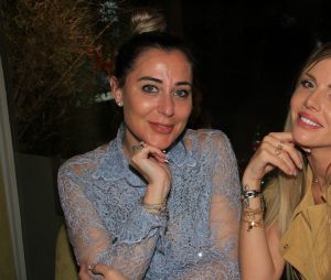 Exclusif - Magali Berdah, Jessica Thivenin - Dîner au restaurant cacher "Le Shkoun" à Paris le 24 juin 2022. © Philippe Baldini/Bestimage 