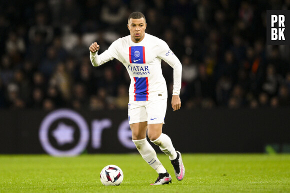 Kylian Mbappe contre Angers, le 21 avril 2023. © JB Autissier / Panoramic / Bestimage