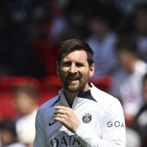 Lionel Messi lors de l'entrainement du PSG au Parc des Princes, le 24 mai 2023. © Jean-Baptiste Autissier/Panoramic/Bestimage