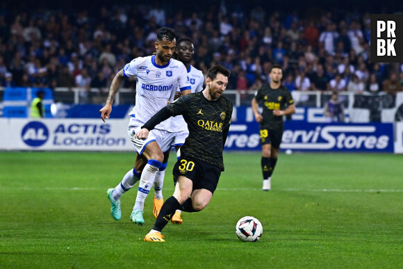 Lionel Messi contre Auxerre.